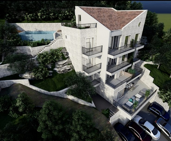 Two apartments for sale near the sea in Budva, Kamenovo